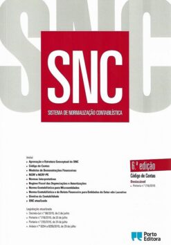 capa do livro SNC Sistema de Normalização Contabilística