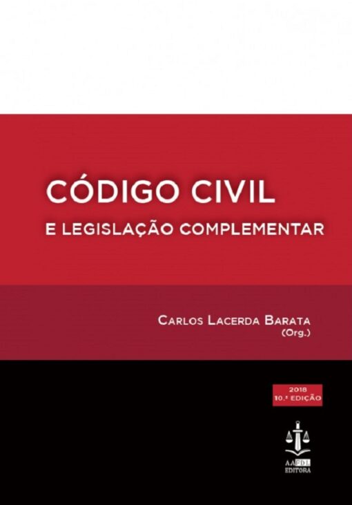 Capa do livro código civil e legislação complementar 10ªed