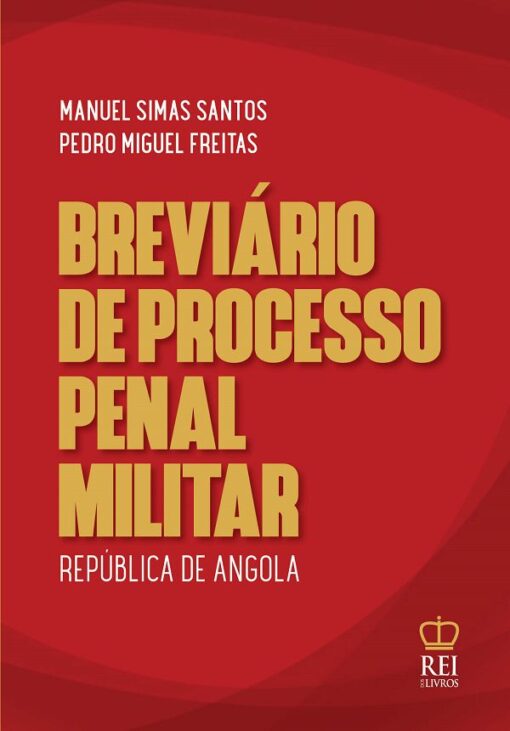 Capa do livro Breviário de Processo Penal Militar da República de Angola