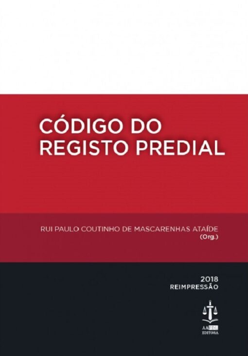 Capa do Livro Código do Registo Predial