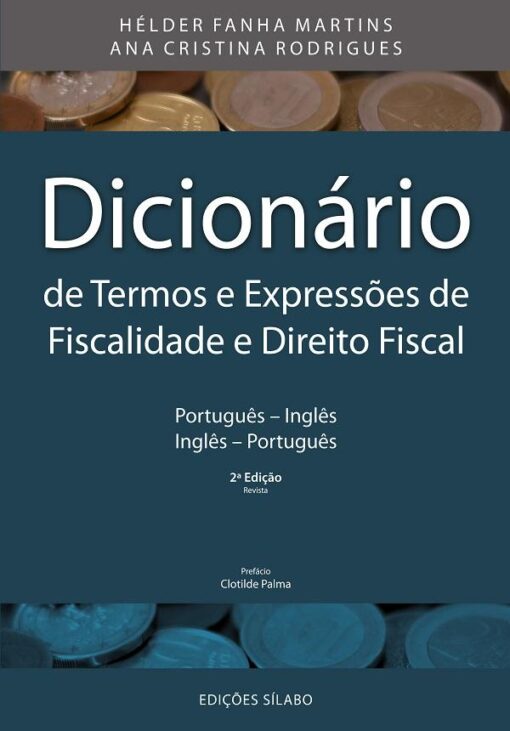 capa do livro Dicionário de Termos e Expressões de Fiscalidade e Direito Fiscal