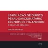 capa do livro Legislação de direito penal-sancionatório económico-financeiro e diplomas conexos