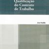 capa do livro qualificação do contrato de trabalho