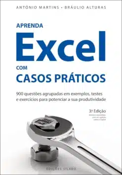 Capa do livro Aprenda Excel com Casos Práticos