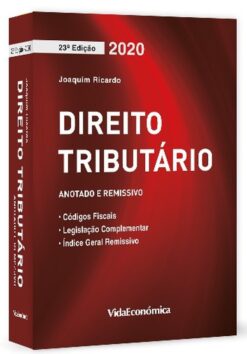 Capa do livro Direito Tributario 2020