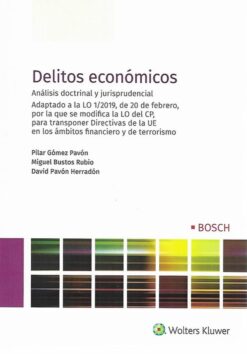 Capa do livro Delitos Económicos Análises Doctrinal y Jurisprudencial