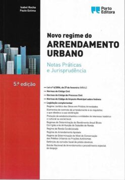 capa do livro Novo Regime do Arrendamento Urbano