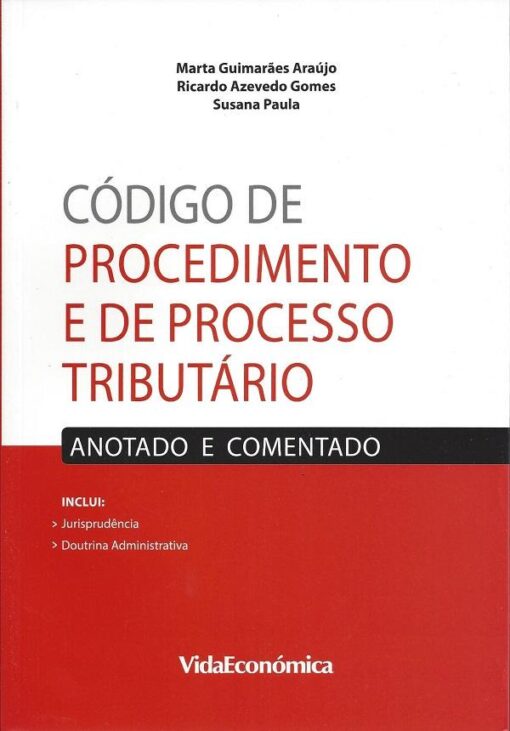 capa do livro codigo de procedimento e de processo tributário