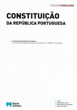 Capa do Livro constituição da república portuguesa