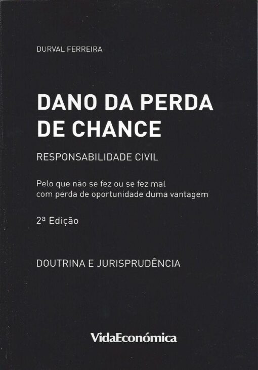 Capa do livro Dano da Perda de Chance
