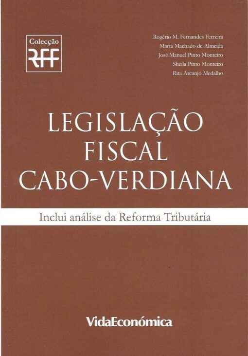 capa do livro legislação fiscal cabo-verdiana