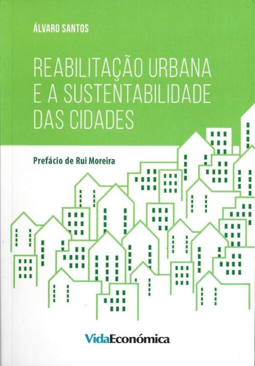 capa do livro reabilitação urbana e a sustentabilidade das cidades