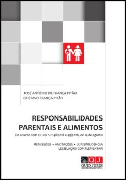 capa do livro responsabilidades parentais e alimentos