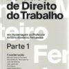 capa do livro Estudos de Direito do Trabalho 1