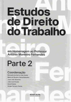 capa do livro Estudos de Direito do Trabalho 2