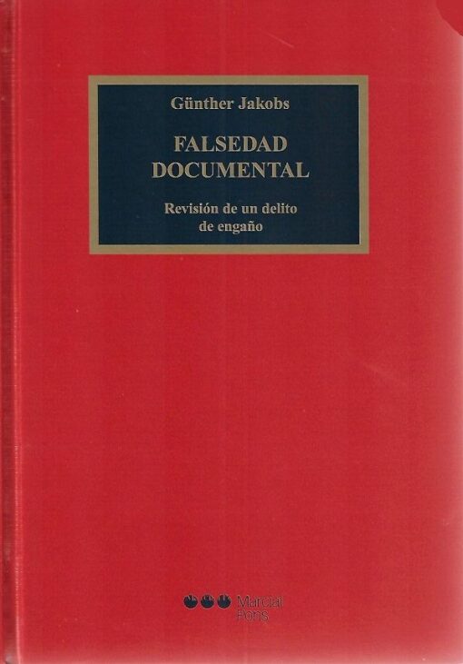 capa do livro Falsedad documental