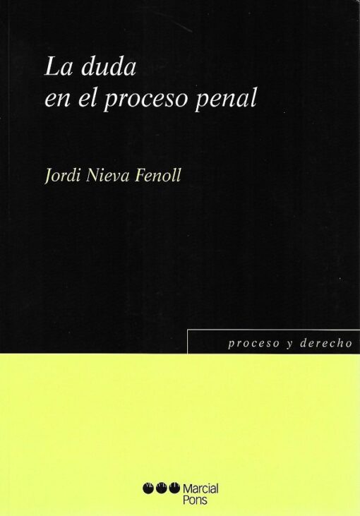 capa do livro La duda en el Proceso Penal