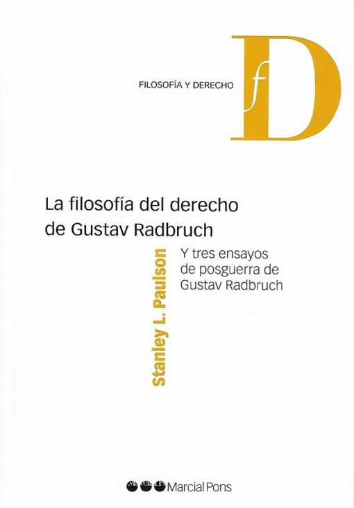 Capa do livro La filosofía del derecho de Gustav Radbruch