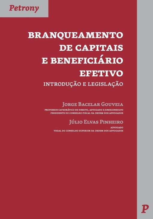 capa do livro branqueamento de capitais e beneficiário efetivo