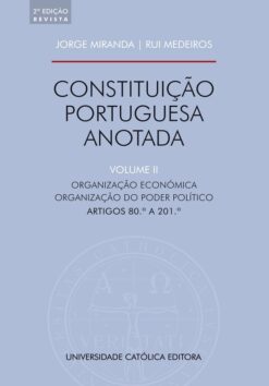 capa do livro Constituição Portuguesa Anotada Vol II