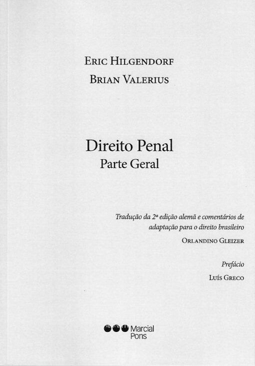 capa do livro Direito Penal Parte Geral