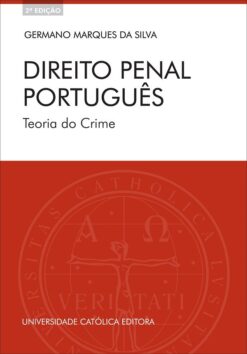 capa do livro Direito Penal Português - Teoria do Crime 2ed
