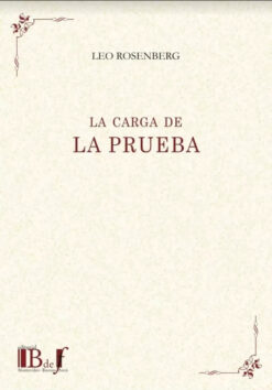 capa do livro La carga de la Prueba