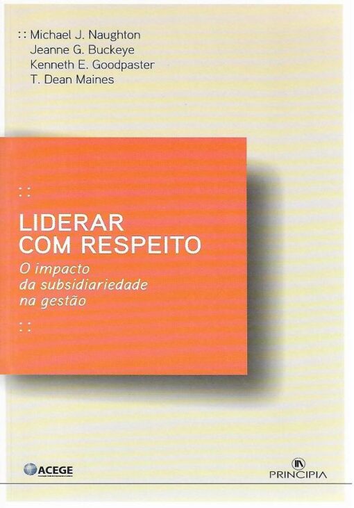 capa do livro Liderar com Respeito