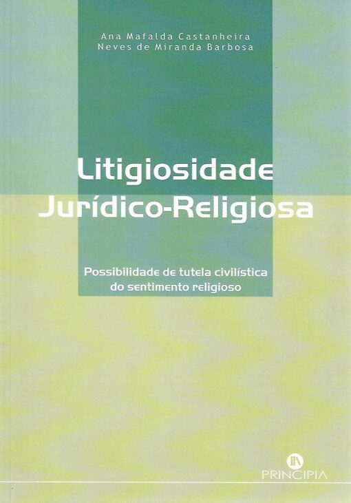 capa do livro Litigiosidade jurídico-religiosa