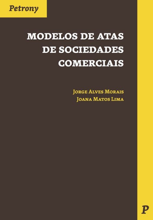 capa do livro modelos de atas de sociedades comerciais