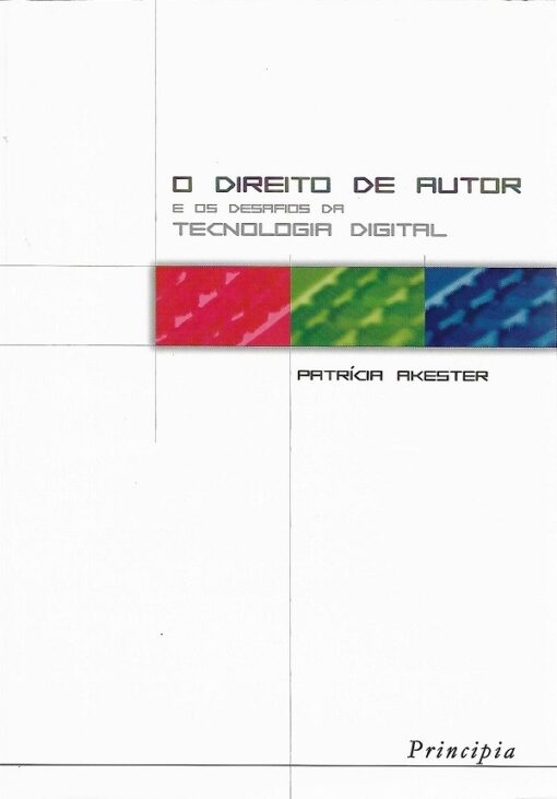 capa do livro o direito de autor e os desafios da tecnologia digital