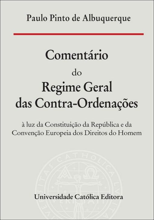 capa do livro omentário do Regime Geral das Contra-Ordenações