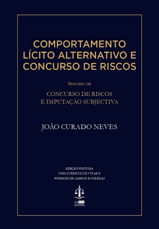 capa do livro Comportamento Lícito Alternativo e concurso de Risco