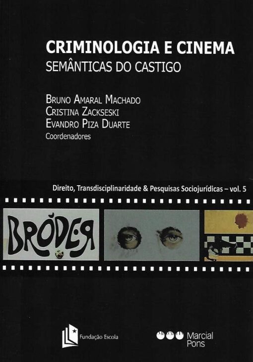 capa do livro Criminologia e cinema Semânticas do Castigo