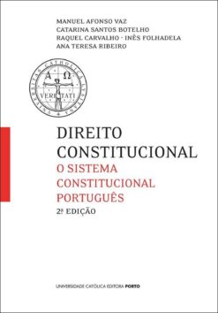 capa do livro Direito Constitucional- O sistema Constitucional Português