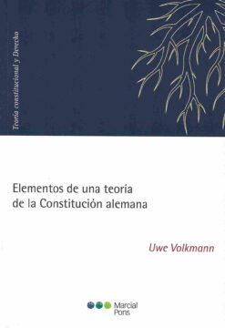 capa do livro Elementos de una teoría de la constitución alemana