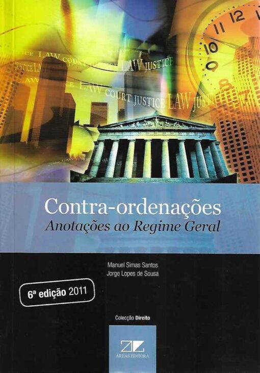 Capa do livro Contra-Ordenações Anotações ao Regime Geral