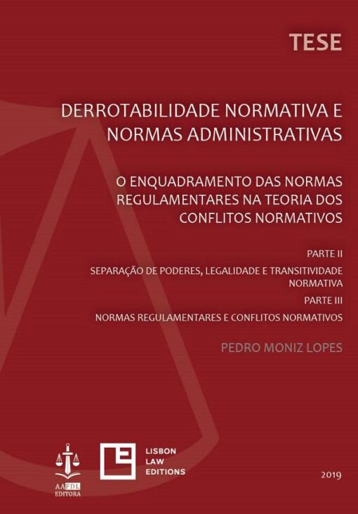 capa do livro Derrotabilidade Normativa e Normas Administrativas Parte II