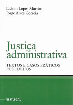 capa do livro Justiça administrativa