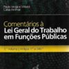 Capa do livro Comentários à Lei Geral de Trabalho em Funções Públicas