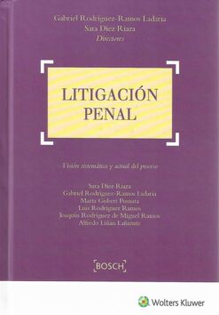 Capa do Livro Litigación Penal 9788490901908