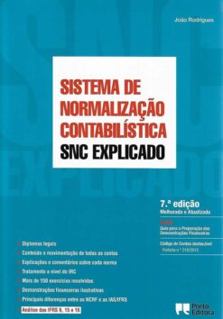 capa do livro SNC - Sistema de Normalização Contabilística Explicado