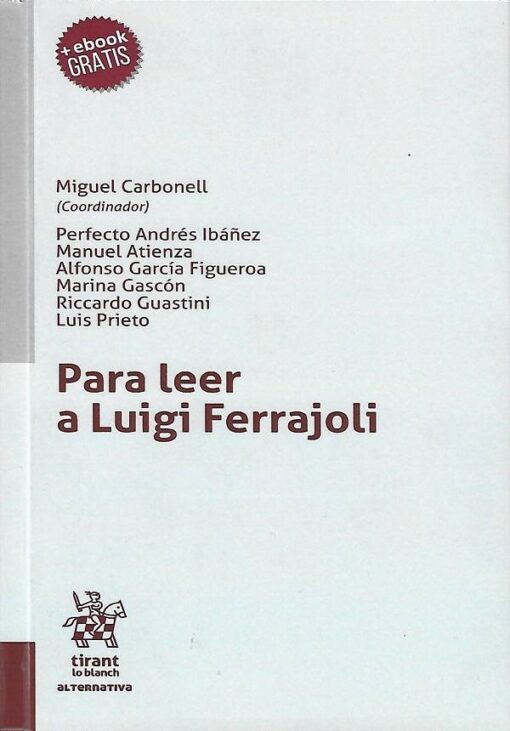 capa do livro para leer a luigi ferrajoli