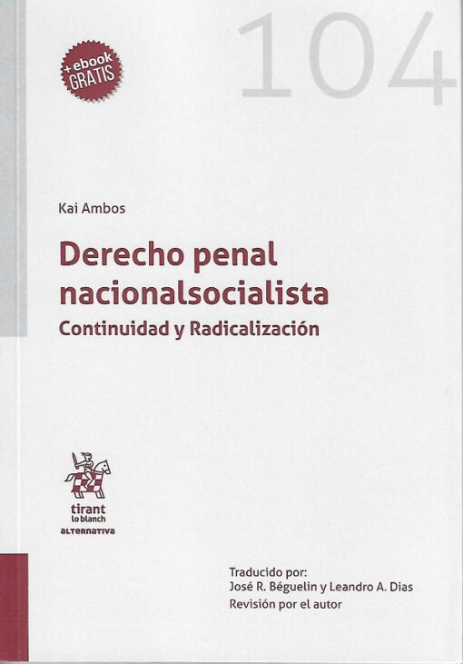capa do livro Derecho Penal Nacionalsocialista
