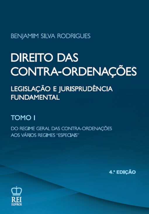 Capa do livro Direito das Contra-ordenações Tomo I