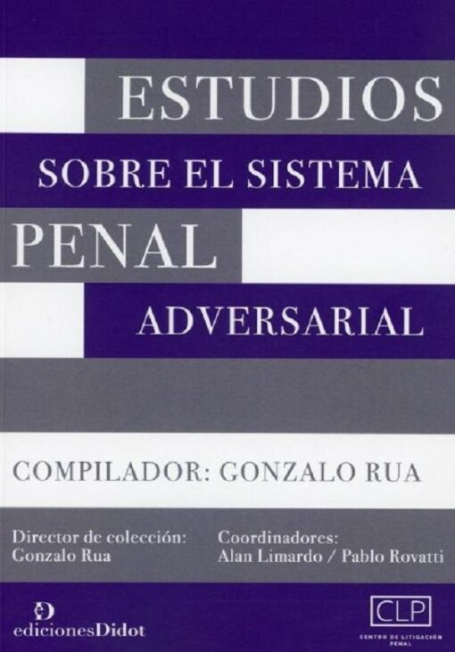 capa do livro Estudios sobre el sistema penal Adversarial