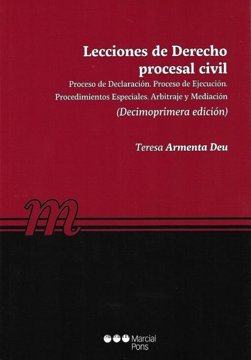 capa do livroLecciones de Derecho procesal civil