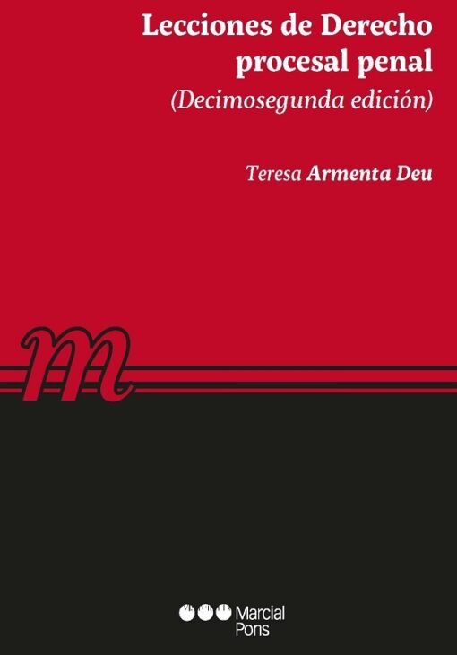 capa do livro Lecciones de Derecho procesal penal