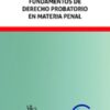 capa do livro fundamentos de derecho probatorio en material penal