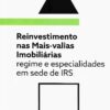 Capa do livro Reinvestimento nas Mai-Valias Imobiliárias